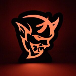 Dodge Demon Lightbox LED Desk Light