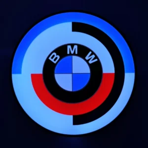 BMW 50th Anniversary Lightbox LED Wall Art or Desk Light