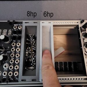 The Scoop a eurorack blind/blank for storage