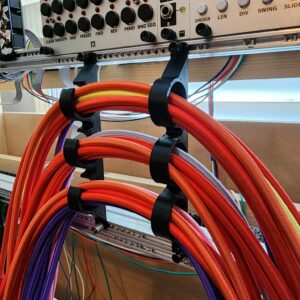 The Hook and The Loop - Eurorack cable organizers (2hp)